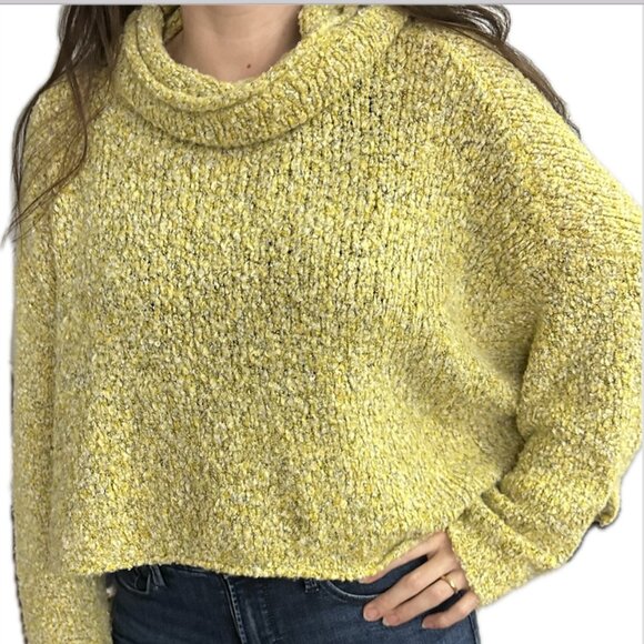 Free People slouchy sweater high low top - Picture 3 of 5